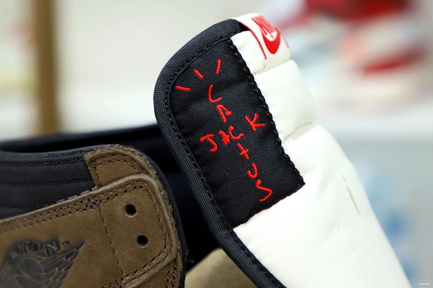 SCOTT X AIR 'MOCHA' JORDAN 1 HIGH RETRO TRAVIS OG 0821